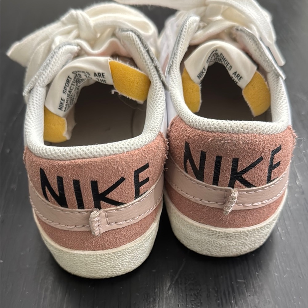 Nike Pink and White Women's Sneakers